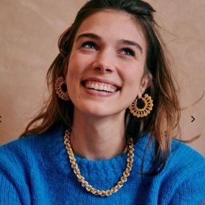 Sézane Tía Hoop Earrings NWT